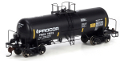 Athearn 13,600 Gallon Acid Tank Car Procor Black